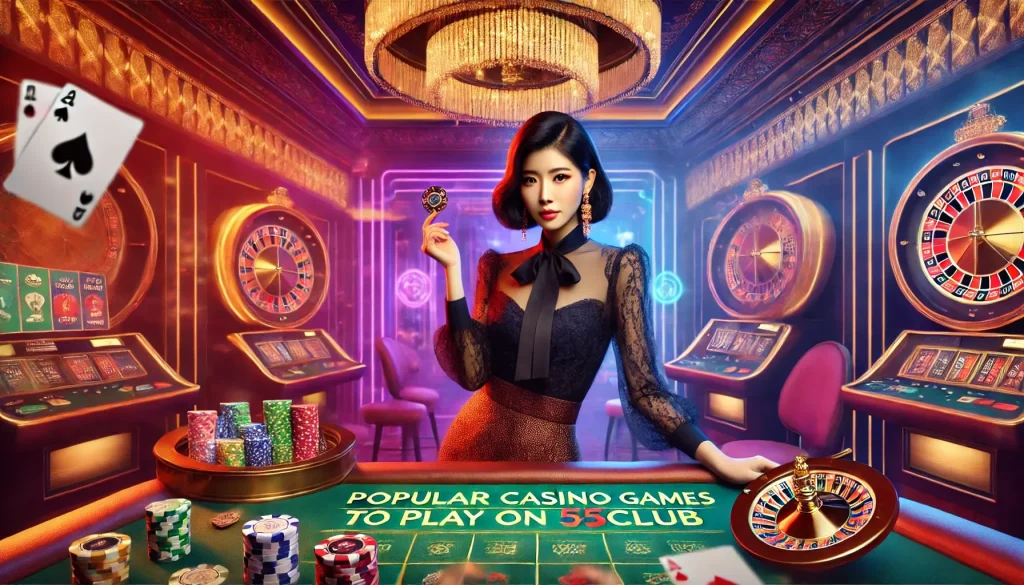 Popular Casino Games to Play on 55Club