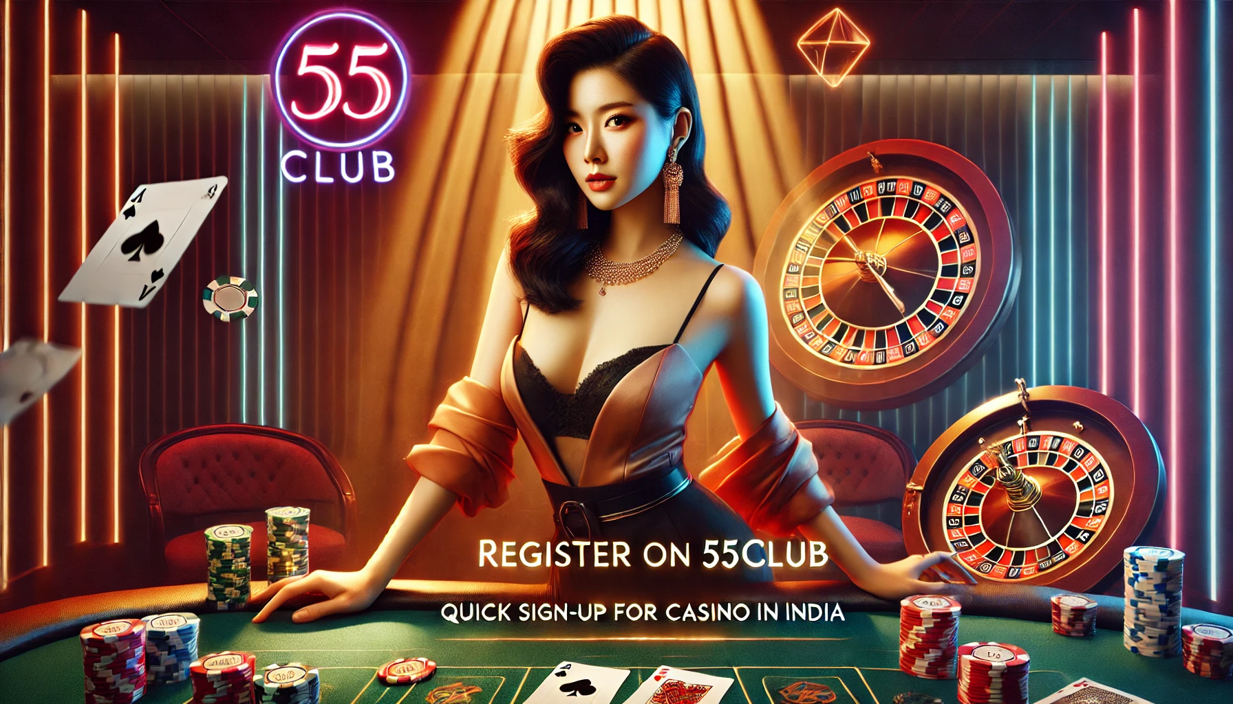 Register on 55Club Quick Sign-Up for Casino Fun in India